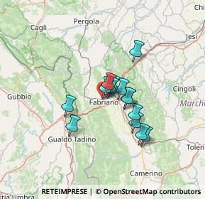 Mappa Via Brodolini, 60044 Fabriano AN, Italia (9.52857)
