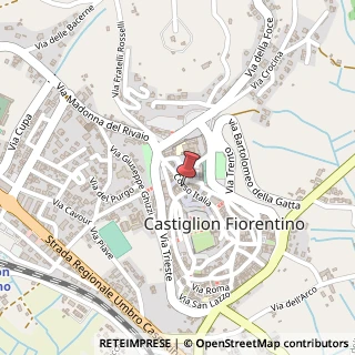 Mappa Corso Italia, 41, 52043 Castiglion Fiorentino, Arezzo (Toscana)