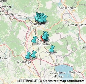 Mappa Via dei Beroardi, 52043 Castiglion Fiorentino AR, Italia (11.887)