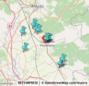 Mappa Via dei Beroardi, 52043 Castiglion Fiorentino AR, Italia (5.5075)