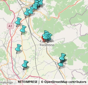 Mappa Via dei Beroardi, 52043 Castiglion Fiorentino AR, Italia (9.2055)