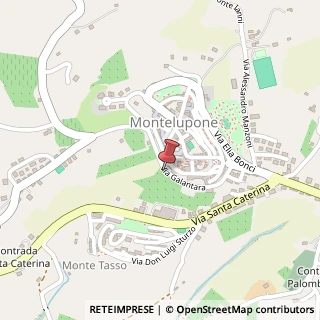 Mappa Via Gabriele Galantara, 5, 62010 Montelupone, Macerata (Marche)