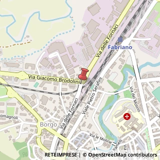 Mappa Via delle Fornaci, 51, 60044 Fabriano, Ancona (Marche)