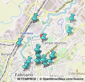 Mappa Via Francesco Petrarca, 60044 Fabriano AN, Italia (0.553)