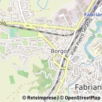 Mapa Fabriano