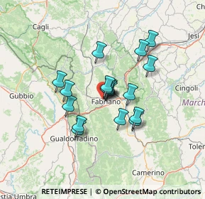 Mappa Via Fernanda Romagnoli, 60044 Fabriano AN, Italia (10.185)