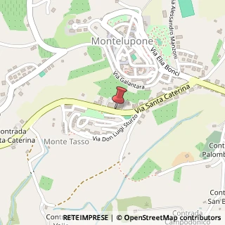 Mappa Via Santa Caterina, 8, 62010 Montelupone, Macerata (Marche)