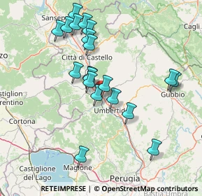 Mappa Via Europa, 06019 Umbertide PG, Italia (14.97)