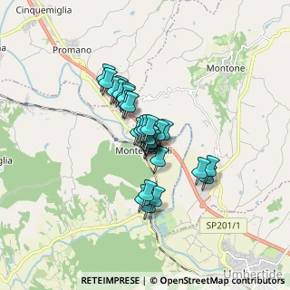 Mappa Via della Gioventù, 06019 Umbertide PG, Italia (1.08667)