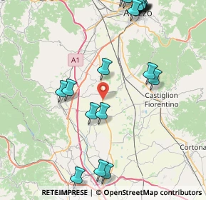 Mappa Via Cassia, 52048 Monte San Savino AR, Italia (11.1135)