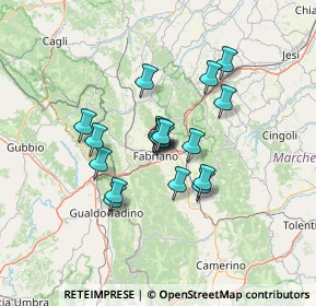 Mappa Via Vincenzo Monti, 60044 Fabriano AN, Italia (10.09389)
