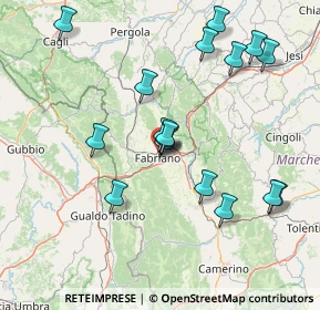 Mappa Via Vincenzo Monti, 60044 Fabriano AN, Italia (16.02824)