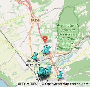 Mappa Via Metauro, 57023 Cecina LI, Italia (2.87353)
