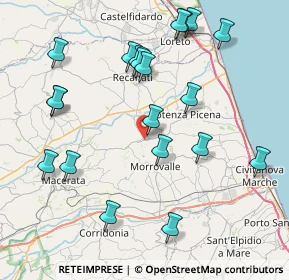 Mappa Via Santa Caterina, 62010 Montelupone MC, Italia (9.1825)