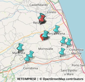 Mappa Via Santa Caterina, 62010 Montelupone MC, Italia (6.63176)