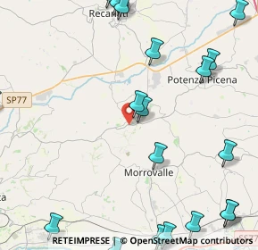 Mappa Via Santa Caterina, 62010 Montelupone MC, Italia (6.493)