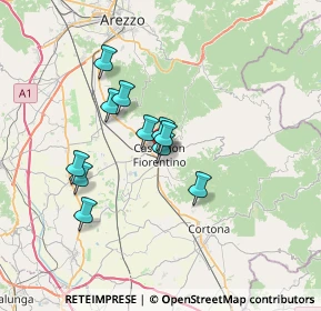 Mappa Piazza della Collegiata, 52043 Castiglion Fiorentino AR, Italia (5.57636)
