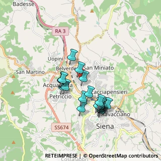 Mappa Via Toscana, 53018 Sovicille SI, Italia (1.575)