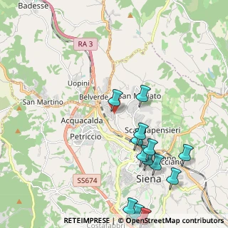 Mappa Via Toscana, 53018 Sovicille SI, Italia (2.66154)