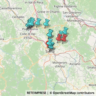 Mappa Via Toscana, 53018 Sovicille SI, Italia (12.245)