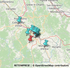 Mappa Via Toscana, 53018 Sovicille SI, Italia (5.9175)
