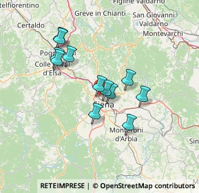 Mappa Via Toscana, 53018 Sovicille SI, Italia (11.875)