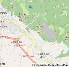 Mappa Strada San Felicissimo, 06024 Gubbio PG, Italia (0.81154)