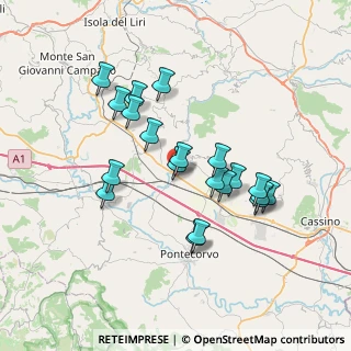 Mappa Via Casilina Sud - Fraz. Sordella, 03044 Cervaro FR, Italia (6.8795)