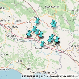 Mappa Via Casilina Sud - Fraz. Sordella, 03044 Cervaro FR, Italia (10.8465)