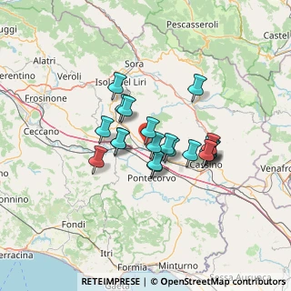 Mappa Via Casilina Sud - Fraz. Sordella, 03044 Cervaro FR, Italia (10.71)
