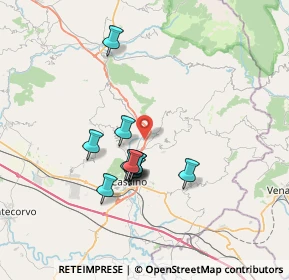 Mappa Via tangenziale, 03049 Sant'Elia Fiumerapido FR, Italia (6.19455)