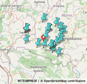 Mappa Unnamed Road, 86092 San massimo CB, Italia (11.2105)