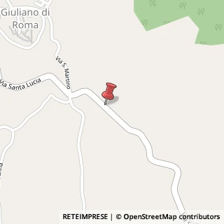 Mappa Via Santa Lucia, 12, 03020 Giuliano di Roma, Frosinone (Lazio)