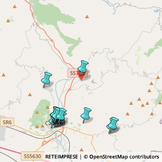 Mappa Strada Comunale Sant'elia-Portella, 03049 Sant'Elia Fiumerapido FR, Italia (5.49471)