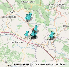 Mappa Strada Comunale Sant'elia-Portella, 03049 Sant'Elia Fiumerapido FR, Italia (9.24867)