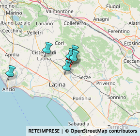 Mappa SP Monticchio, 04013 Sermoneta LT, Italia (32.95133)