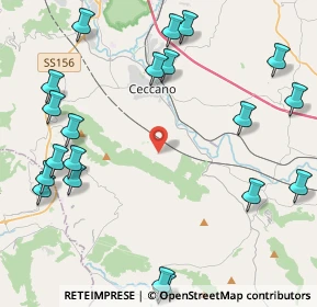 Mappa Via Vallerizza, 03023 Ceccano FR, Italia (5.9545)