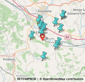 Mappa Via Vallerizza, 03023 Ceccano FR, Italia (6.27769)