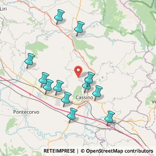 Mappa Via Del Pozzo, 03043 Cassino FR, Italia (8.7425)