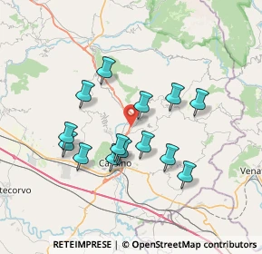 Mappa Traversa Masseria Chiusanova, 03049 Sant'Elia Fiumerapido FR, Italia (6.65643)