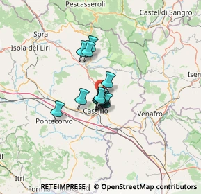 Mappa Via della Bonifica, 03049 Sant'Elia Fiumerapido FR, Italia (7.7)