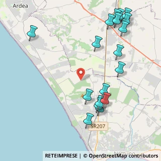 Mappa Via di Cavallo Morto, 00042 Anzio RM, Italia (5.50944)