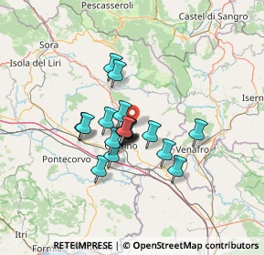 Mappa Via Martiri di Patrica, 03049 Sant'Elia Fiumerapido FR, Italia (9.74684)