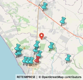 Mappa Via Chiavari, 00048 Nettuno RM, Italia (5.04357)