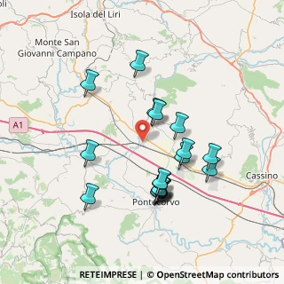Mappa Via Risorgimento, 03038 Roccasecca FR (7.42789)