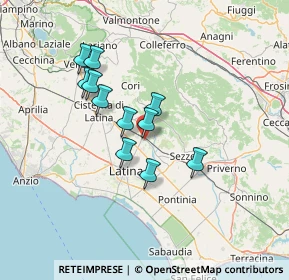 Mappa Via del Rododendro, 04013 Latina Scalo LT, Italia (11.69818)