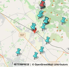 Mappa Via del Rododendro, 04013 Latina Scalo LT, Italia (4.489)