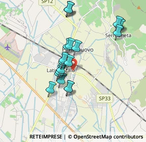 Mappa Via del Rododendro, 04013 Latina Scalo LT, Italia (1.783)