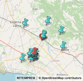 Mappa Viale della Stazione, 04013 Latina LT, Italia (7.05556)