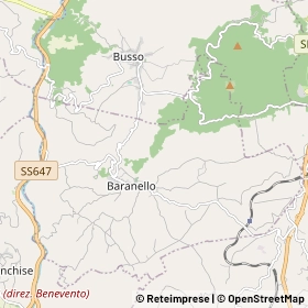 Mappa Baranello